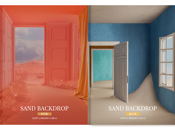 MINIMAL - Sand Backdrop FATPACK