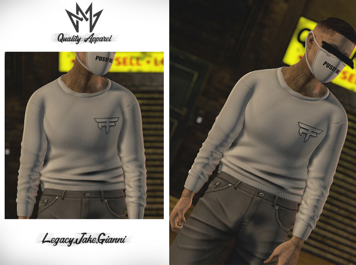 QA: RichF Sweat Shirt White