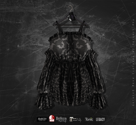Goth1c0: Joliette Jumpsuit - Bats