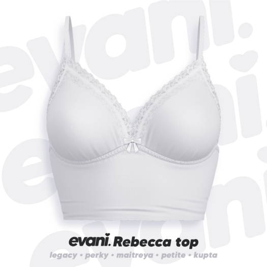 evani. Rebecca top. snow