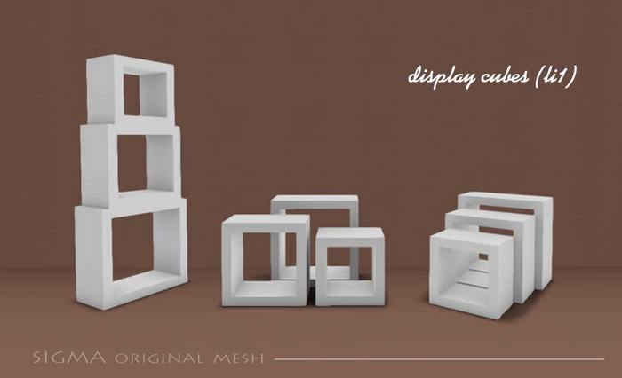 SIGMA/ display cubes (full permissions)