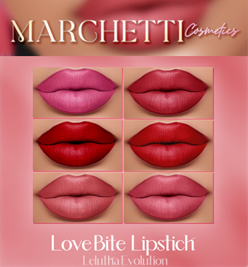 Marchetti. Love Bite Lipstick