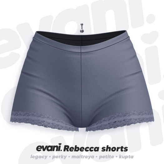 evani. Rebecca shorts. storm