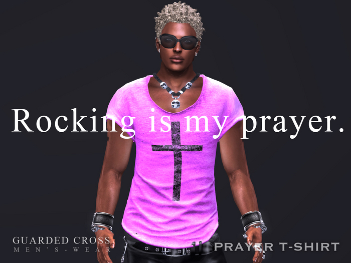 * Guarded Cross * Prayer T-Shirt