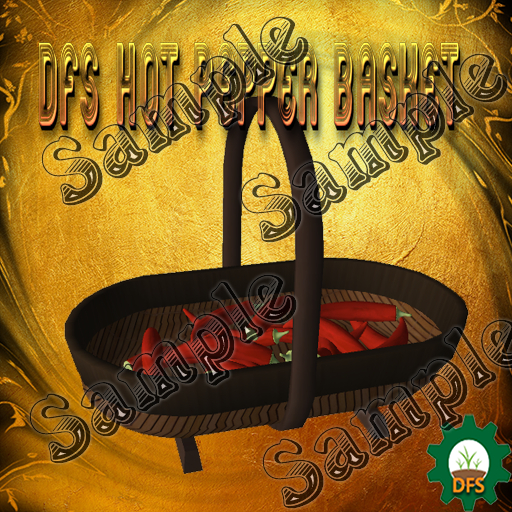DFS Texture Hot Pepper Basket