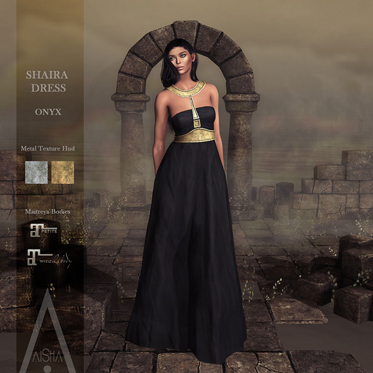 .AiShA. Shaira Dress Onyx
