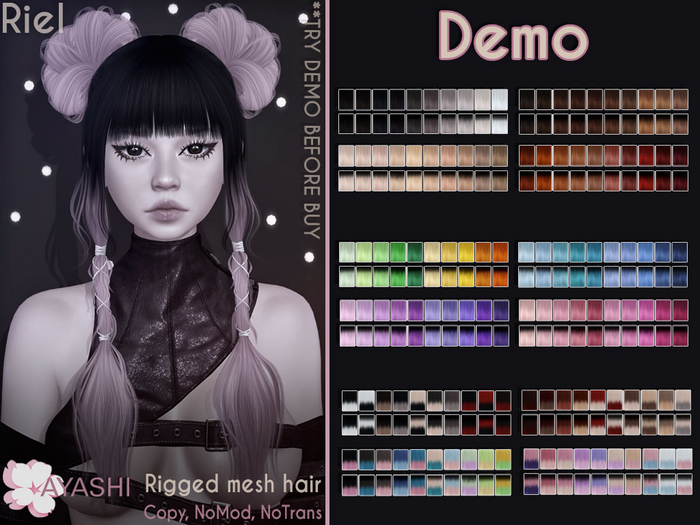[^.^Ayashi^.^] Riel hair-DEMO