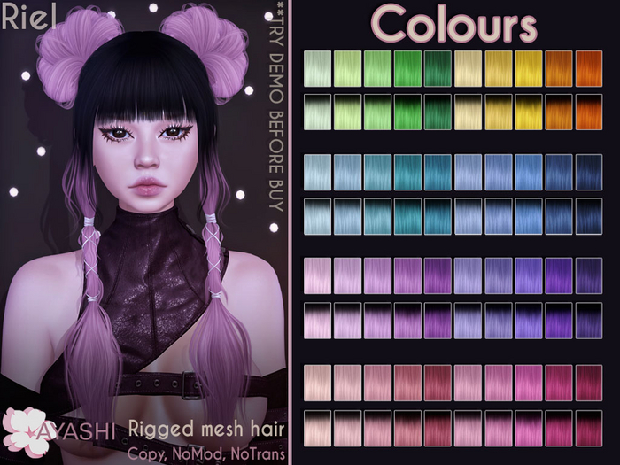 [^.^Ayashi^.^] Riel hair-Colours