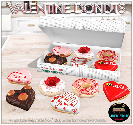 Junk Food - Valentine Donuts v.2