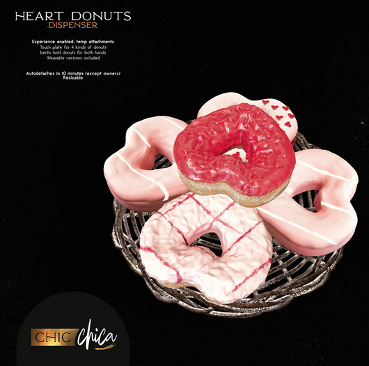 :::ChicChica::: Heart donuts dispenser