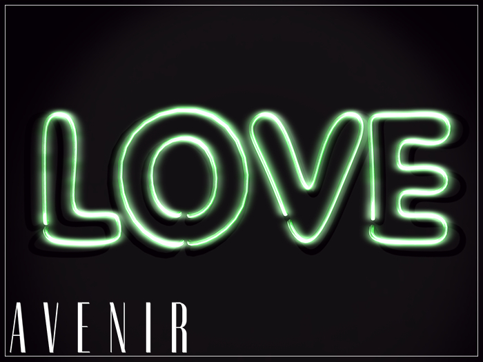 AVENIR: Love Neon Mesh - GREEN -