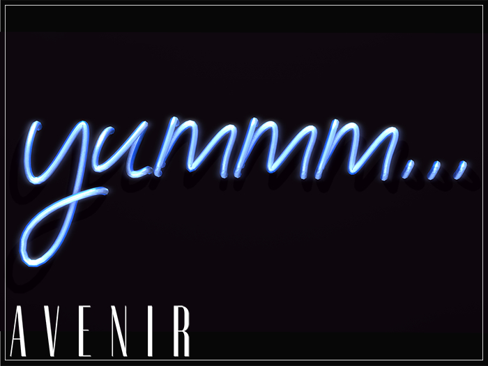 AVENIR: Yummm... Neon Mesh - BLUE - 