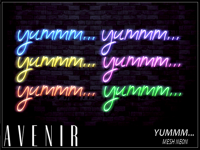 AVENIR: Yummm... Neon Mesh - FATPACK - 