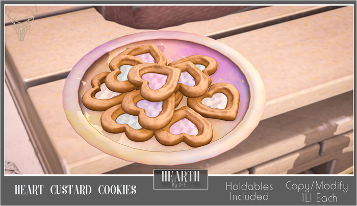 Hearth - Heart Custard Cookies (Wear to Unpack)