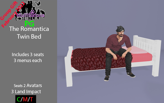 *M* The Romantica Twin Bed 