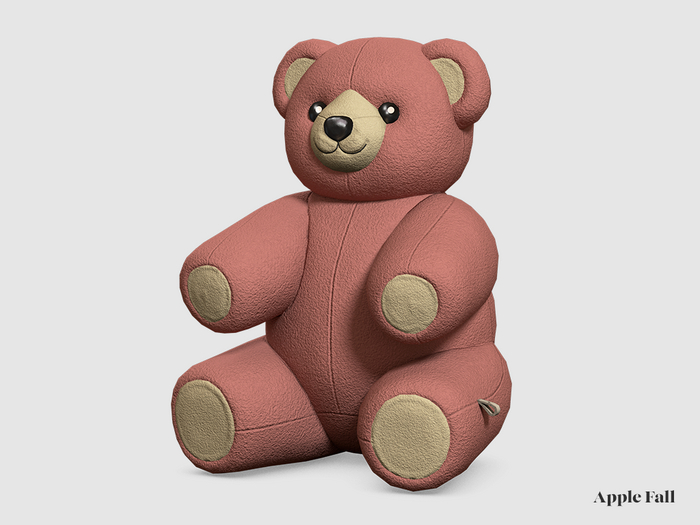 Apple Fall Cuddle Fleece Bear - Rosie
