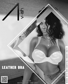 /\- Leather Bra Black DEMO 