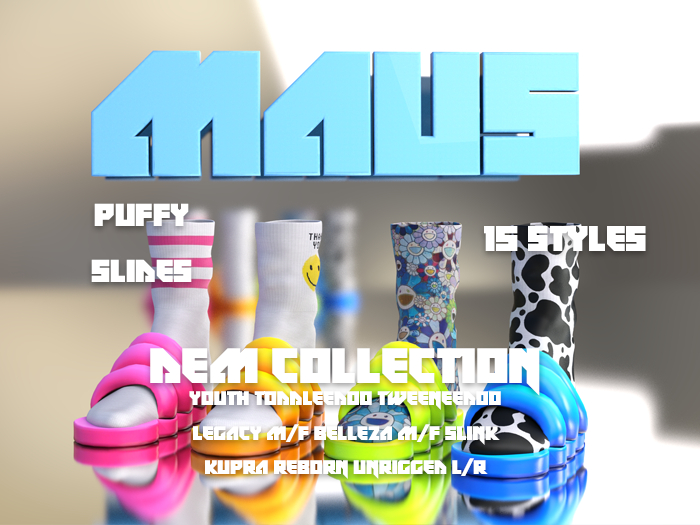 MAUS // Dem Puffy Slides - Fatpack - ADD