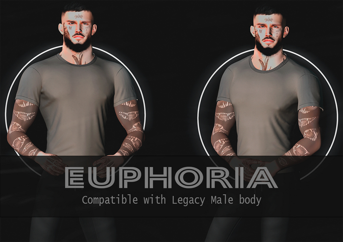 [EUPHORIA] Henry T-shirt Legacy Dark Gray