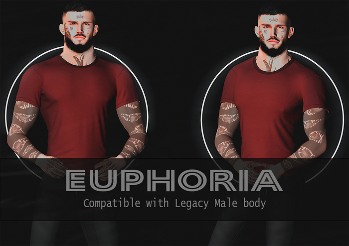 [EUPHORIA] Henry T-shirt Legacy Red