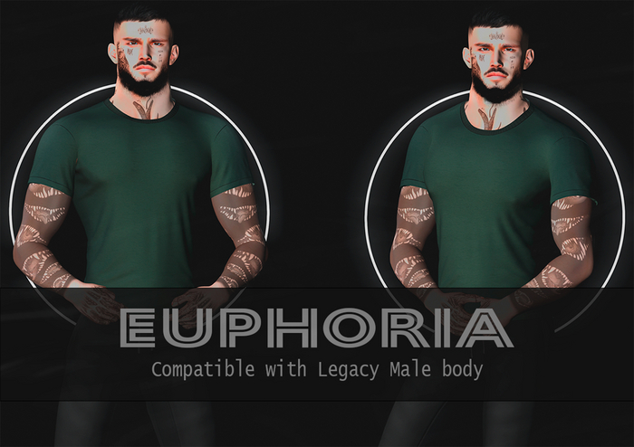 [EUPHORIA] Henry T-shirt Legacy Green