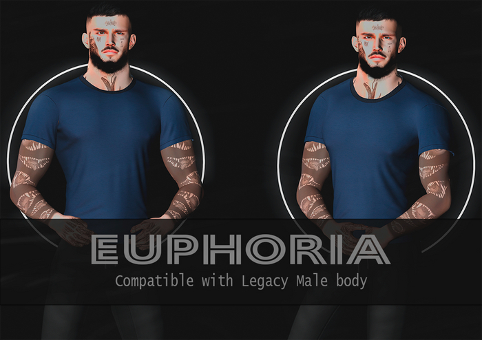 [EUPHORIA] Henry T-shirt Legacy Blue