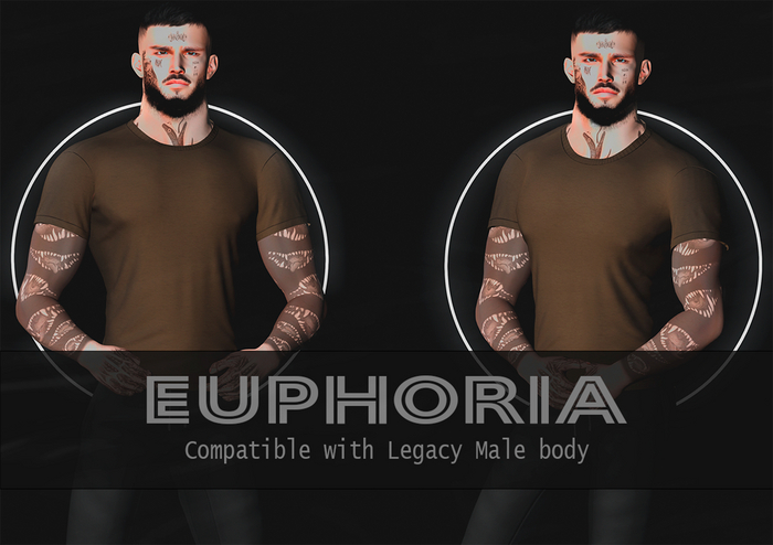 [EUPHORIA] Henry T-shirt Legacy Brown