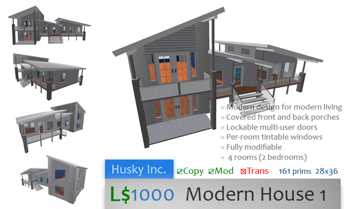Husky Inc. Modern House 1