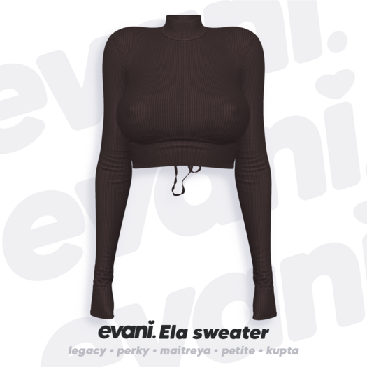 evani. Ela sweater - choco