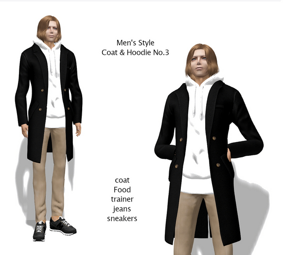 Men's Style coat & Hoodie No.3 Box