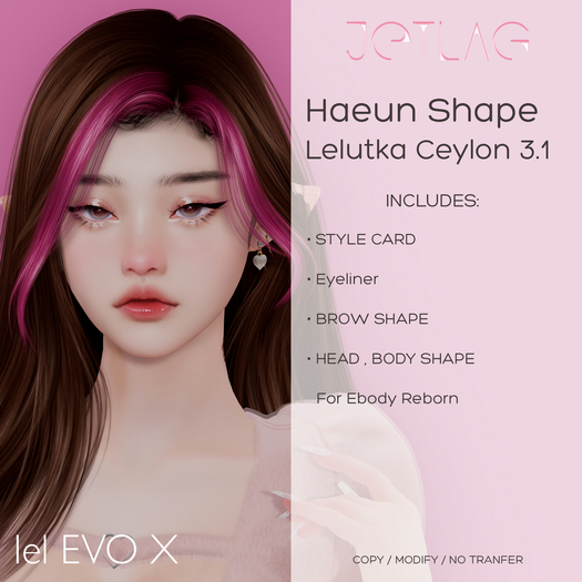 JETLAG - Haeun Shape Lelutka Ceylon 3.1
