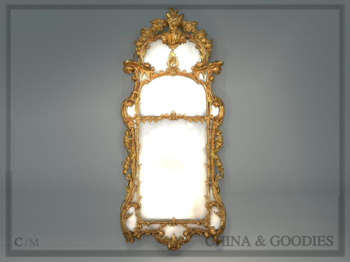 George III Rococo mirror -C&G-
