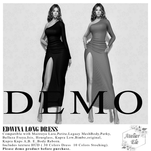 * DEMO * {AE} EDWINA LONG DRESS