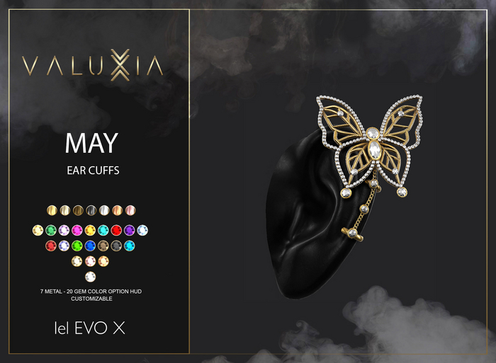 VALUXIA - May Ear Cuffs (LEL EVOX - F)