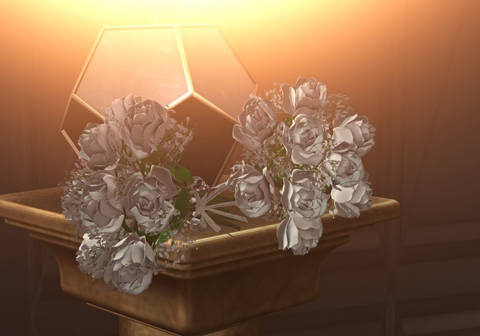 [HS] Rose Bouquet  [White]