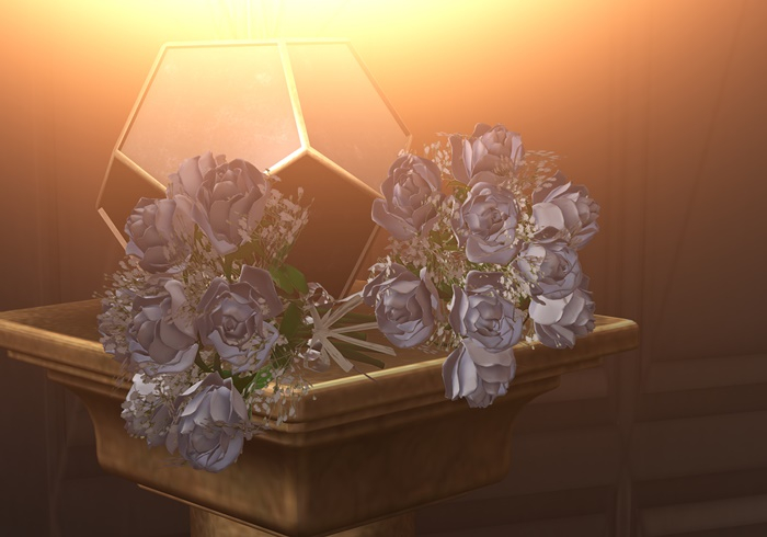 [HS] Rose Bouquet  [Sky Blue]