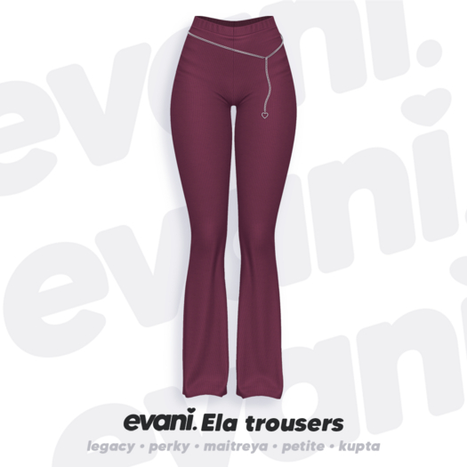 evani. Ela trousers - plum