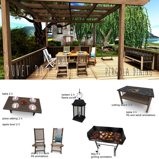 [DD] Pergola Dining Table MT