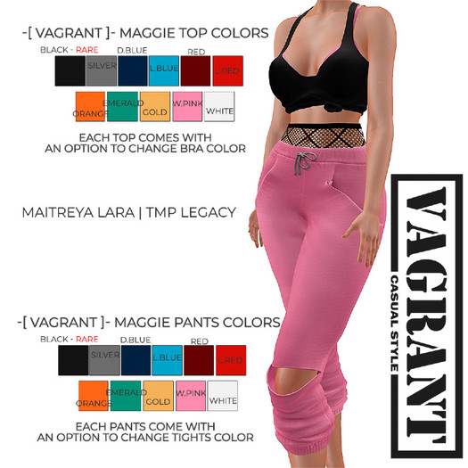 -[ vagrant ]- Maggie Pants - Light Red