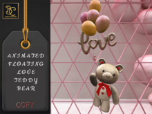BMC3994 - ANIMATED FLOATING LOVE TEDDY BEAR - TOUCH TO RESIZE