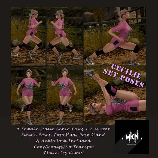 . MKN . Cecilie Set Poses 