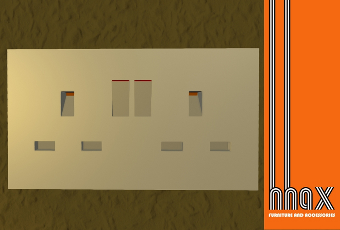 HHAX UK mains wall socket