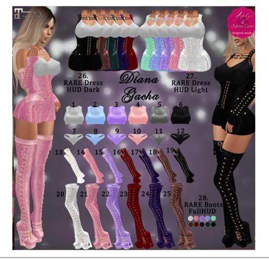 13. "Zephyr" Diana gloves (white) Maitreya