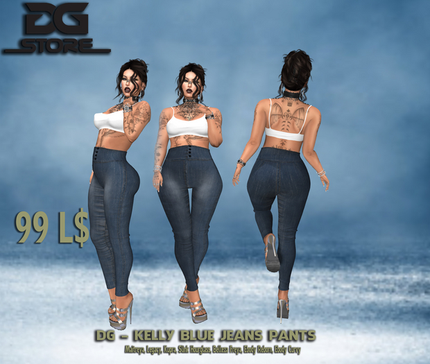 DG - Kelly Blue Jeans Pants - Box