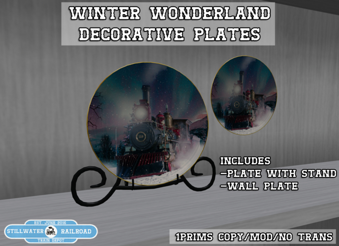 ~*SR*~ Winter Wonderland Decorative Plate [Boxed]