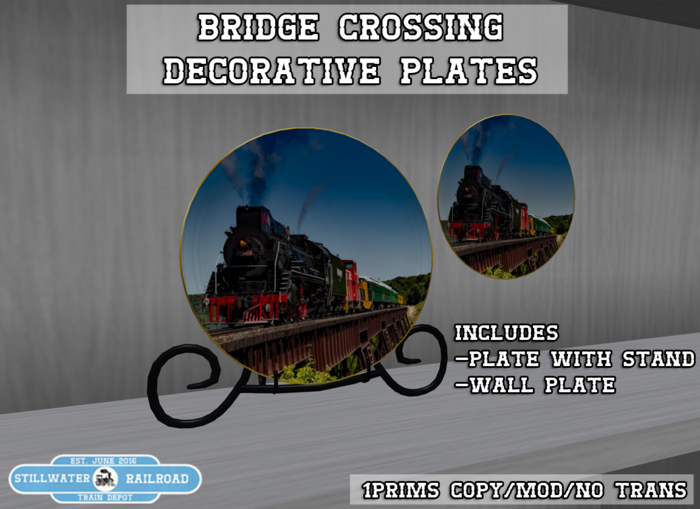 ~*SR*~ Bridge Crossing Decorative Plate [Boxed]