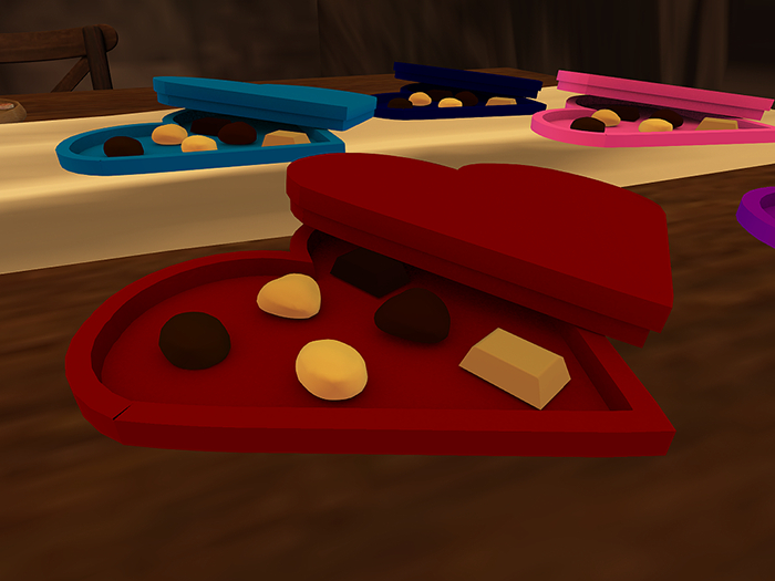 :MoonBee: Valentine's Chocolate Box - RED