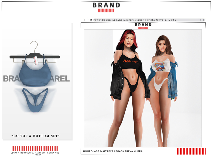 Brand Apparel - Ro Ribbed Set (Powder)