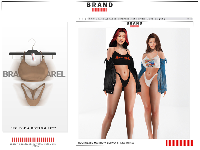 Brand Apparel - Ro Ribbed Set (Nude)