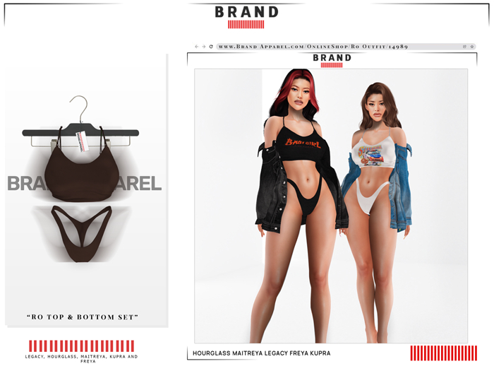 Brand Apparel - Ro Ribbed Set (Brown)
